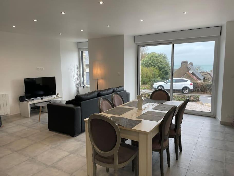 Maison Vue Mer Chez Aline Digosville Exteriör bild