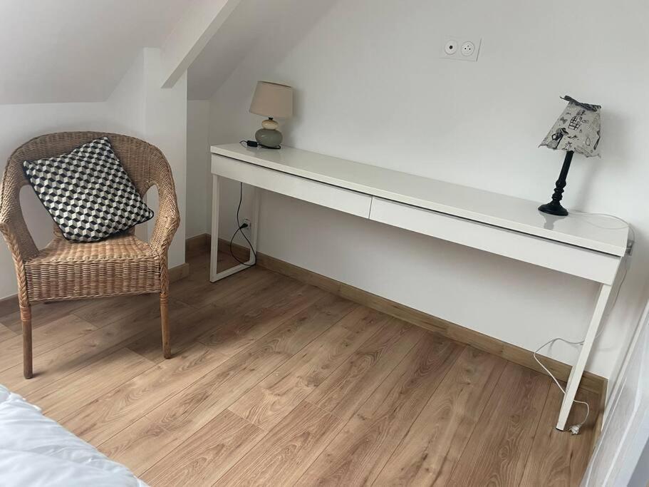Maison Vue Mer Chez Aline Digosville Exteriör bild