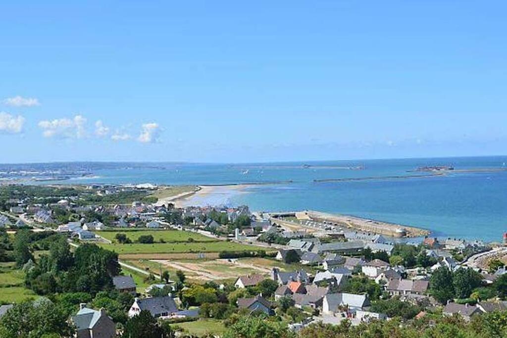 Maison Vue Mer Chez Aline Digosville Exteriör bild